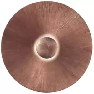 MOON matt white wall light 1 bulb Copper Copper sun