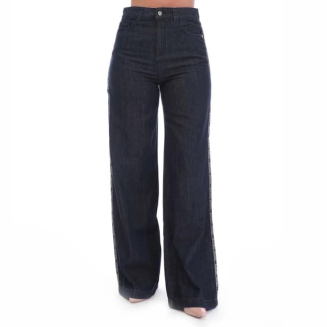 Emporio Armani J14 Wide-Leg Jeans - Blue Blue 25R