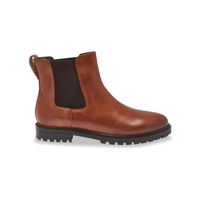 LES TROPEZIENNES PAR M.BELARBI Mickam Leather Chelsea Boots Tan Women 36 (3.5);37 (4)