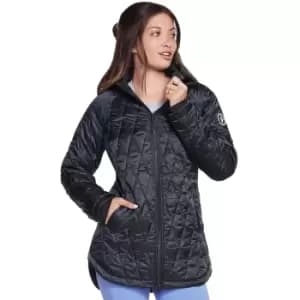 Skechers Womens Gowalk Diamond Lightweight Quilted Jacket Large
