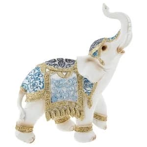 Bombay Blue Elephant Large Ornament