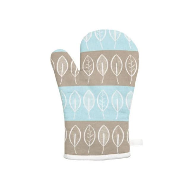 Premier Housewares Beech Single Oven Glove Quilted and Heat Resistant Brown