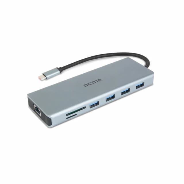 Dicota DICOTA D32065 interface hub USB 3.2 Gen 1 (3.1 Gen 1) Type-C Silver D32065