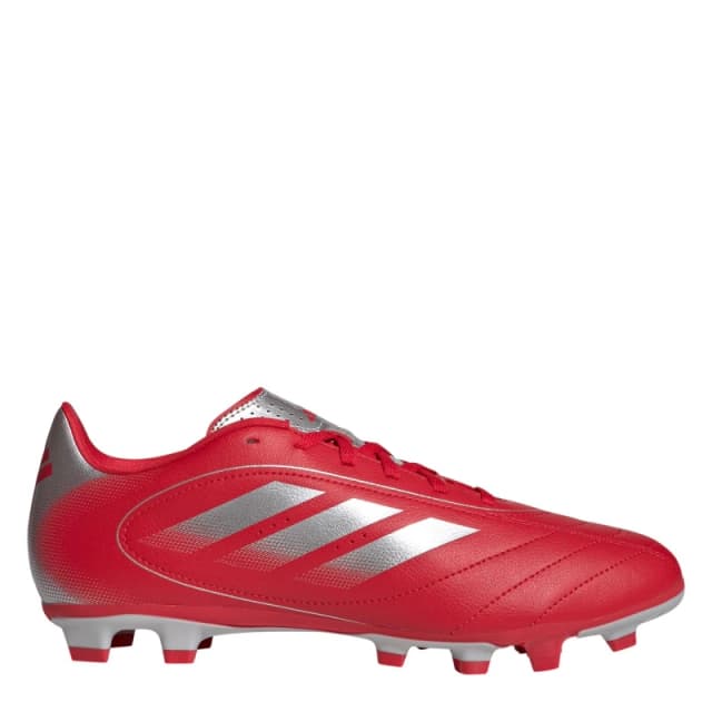 adidas Goletto Adults Firm Ground Football Boots Red/Silver male 6 (39.3)