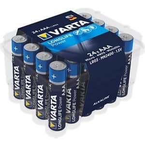 Varta Longlife Power Non-rechargeable AAA Battery Pack of 24
