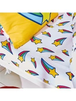 Born To Be You Organic Cotton Fitted Sheet - Double, Multi