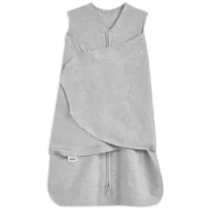 HALO SleepSack Swaddle 1.5 TOG 100% Cotton - Heather Grey - 0-3months