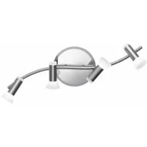 Lana Quad Ceiling Light - Nickel Matt - Wofi