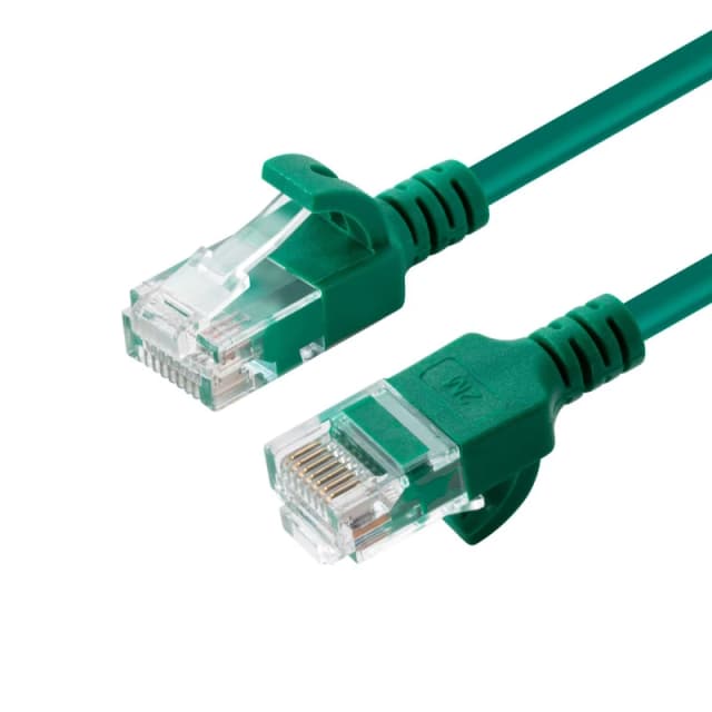 Microconnect V-UTP6A0015G-SLIM networking cable Green 0.15 m Cat6a U/U