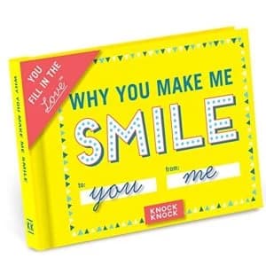 Knock Knock Why You Make Me Smile Fill in the Love Journal Notebook / blank book 2016