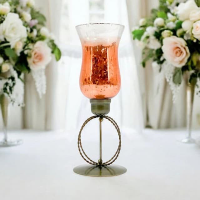 Minster 13" Candle Holder - L14 X W14 X H40 Cm - Gold