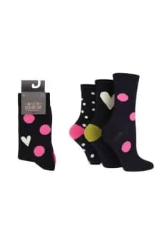 3 Pair Pack Fashion Crew Socks