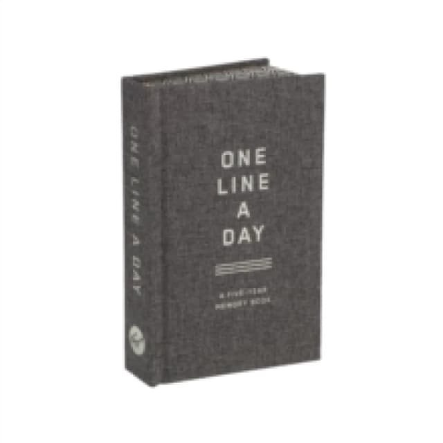 Charcoal Canvas One Line a Day : A Five-Year Memory Book Diary or journal
