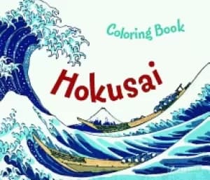 coloring book hokusai