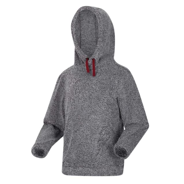 Regatta Keyon Stripe Hooded Fleece - Grey Grey 3 - 4 Years