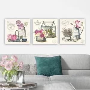 drprc9010 Multicolor Decorative Canvas Painting (3 Pieces)