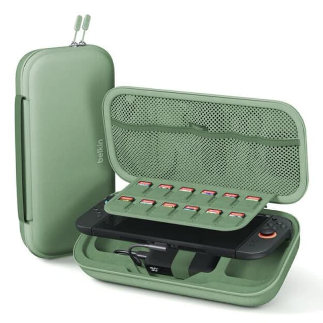 Belkin ENA001hqSE-V2 Travel case Nintendo Mesh, Polyester, Velvet Green ENA001HQSE-V2