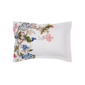 Sanderson Fusang Tree Oxford Pillowcase, Peacock Blue