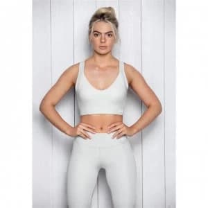 USA Pro Louisa Johnson Panel Bra Ladies - Grey