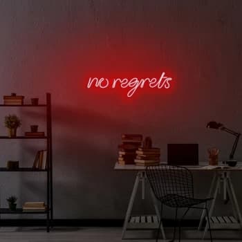 No Regrets - Red Red Wall Lamp