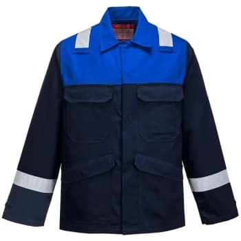 Portwest - FR55NRRS - sz S Bizflame Plus Jacket - Navy/Royal