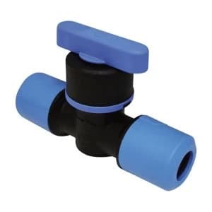 Jg Speedfit Push-Fit Shut-Off Tap, (Dia)25mm Black & Blue
