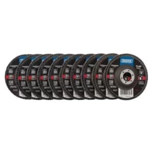 Draper Zirconium Oxide Flap Disc, 115 x 22.23mm, 60 Grit