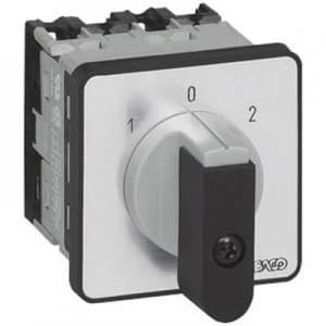 Changeover switch 16 A 2 x 30 Grey Black