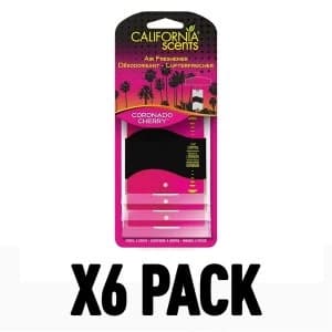 Coronado Cherry (Pack Of 6) California Paper Car Scents