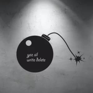 YSS-28 Black Decorative Wall Sticker