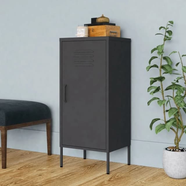 VIDAXL Storage Cabinet Anthracite 42.5x35x101.5cm Steel Vidaxl 8720286565070