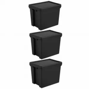 Wham Upcycled Box 24L Set of 5 Plastic