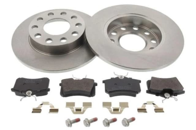 MAPCO 47931 Brake disc and pads set Rear Axle, Brake Disc Type: solid, not prepared for wear warning indicator Brake Set,disc brakes (3405)