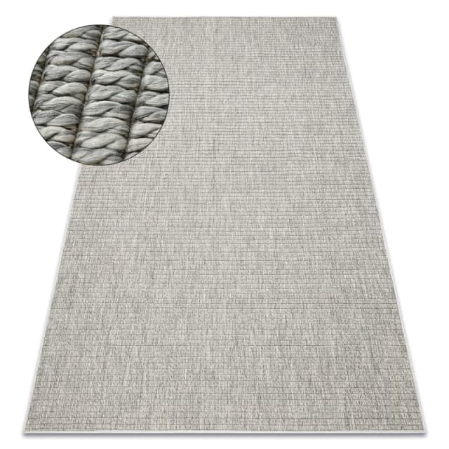 RugsX Origi Rug in Grey Size: 78cm x 150cm Grey Unisex 78cm x 150 cm