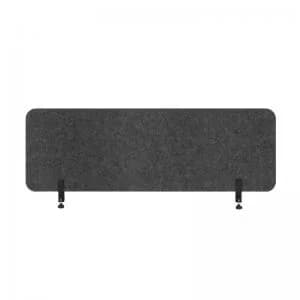 Bi-Office Archyi Sculpo 1400 x 400mm Desk Panel Frameless Dark Grey