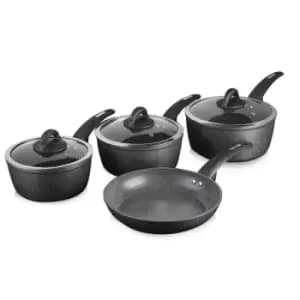 Tower 4 Piece Cerastone Cookware Set Graphite