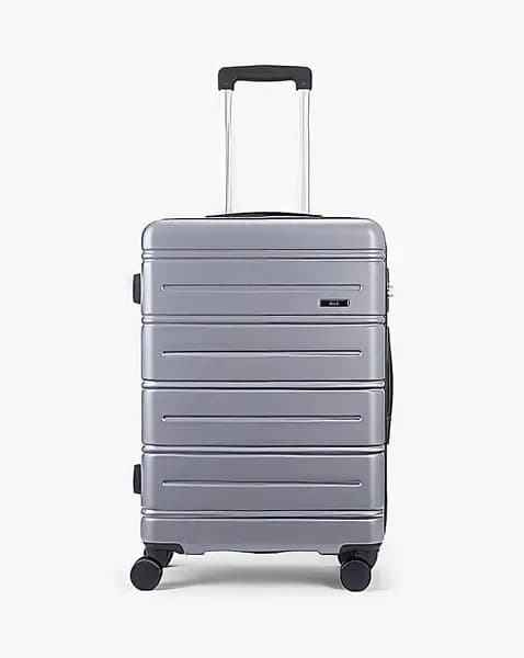 Rock Luggage Lisbon VLJZ5 Medium Light Grey Suitcase