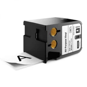 Dymo 1868755 54mm x 7m Roll All Purpose Vinyl Black On White