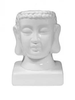 White Buddha Planter Pot