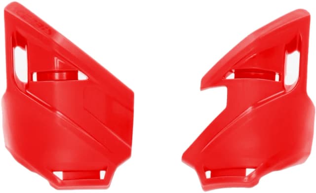 0024840.110 - Acerbis F-Rock Universal Lower Triple Clamp Covers - Red Red 0024840.110