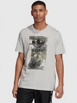 Adidas Originals Camo Graphic T-Shirt - Grey
