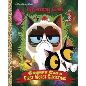 Grumpy Cat's First Worst Christmas by Stephanie Laberis, Golden Books (Hardback, 2017)
