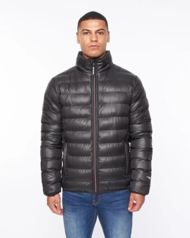 Duck and Cover Shemmy Two Quilted Jacket Black - XL