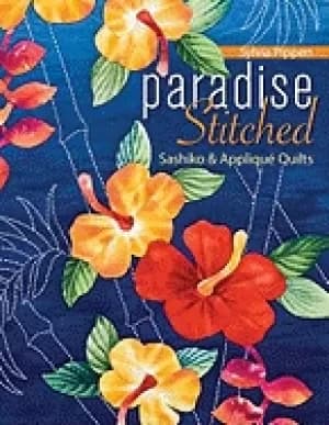 paradise stitched sashiko and applique quilts