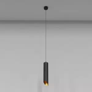 Maytoni Maytoni Lipari Slim Pendant Ceiling Light Black, Gold, 30cm, GU10