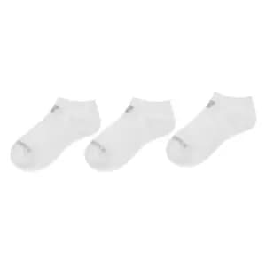 New Balance 3 Pack No Show Socks - White