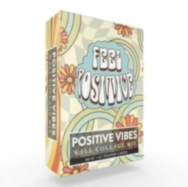 Positive Vibes Wall Collage Kit : 60 (4" 6") Poster Cards Cards