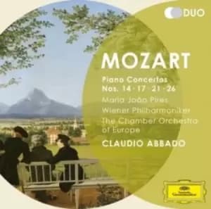 Mozart Piano Concertos Nos 14 17 21 & 26 by Wolfgang Amadeus Mozart CD Album