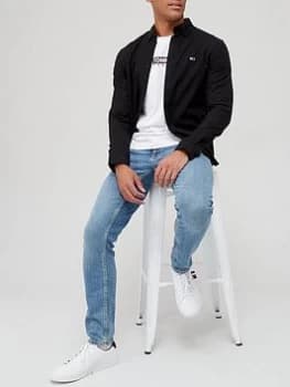 Tommy Jeans Stretch Oxford Shirt - Black Size M Men