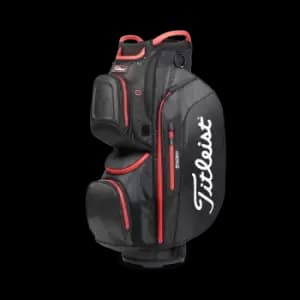Titleist CART 15 STADRY Black/RED Golf Bag